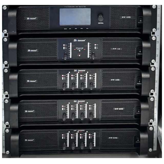 FP22000Q Aluminium Heat Sink Power Amplifier for Bass 10000 Watt Out Door Subwoofer Power Amplifier