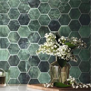 Dark Green Marble Mosaic Parquet <strong>Tiles</strong> Modern Hotel Interior Wall <strong>Large</strong> Floral <strong>Kitchens</strong> Bathrooms Backsplashes Courtyard - Product Image 4