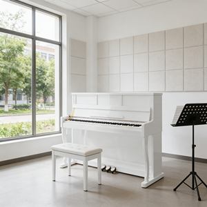 <span class=keywords><strong>Piano</strong></span> droit acoustique haut de gamme, <span class=keywords><strong>piano</strong></span> droit en bois massif robuste pour l'enseignement musical à domicile et la pratique quotidienne - Product Image 2