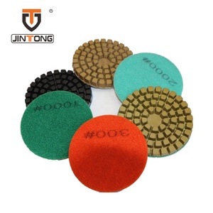 Ensemble de disques abrasifs diamantés 100 mm haute dureté, personnalisés OEM pour le polissage du marbre, du granit et du béton - Product Image 6