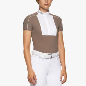 केएल अश्वारोही थोक इक्वाइन Tortora महिलाओं के Bling फीता पैच के साथ प्रतियोगिता शर्ट बिब - Product Image 6