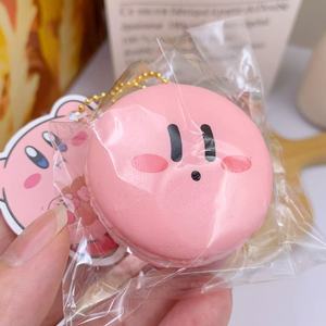 Super doux au toucher, 5,5 cm, adorable Kirby Macaron, jouet anti-stress en PU à récupération lente, modèle pendentif 2025, pour les 7-60 ans - Product Image 3
