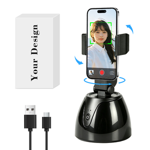 Clear Visual Portable Auto Tracking Phone Holder Loop <b>Record</b> Lightweight Auto Face Tracking 10M Smart Smart Selfie Stick - Product Image 1