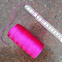 Fil POY 100% Polypropylène 0,9 mm, haute ténacité, filé à anneaux, à trois brins, effet slub, pour chapeaux, sièges de voiture, coussins, et pour la production de laine effet soie glacée