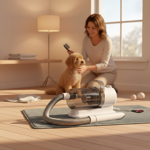 Kit de Aseo para Perros al por Mayor de Fábrica China OEM, Aspiradora Todo en Uno para Mascotas, Cortapelos Silencioso para Gatos, Cepillo Quita Pelo de Mascotas - Product Image 1