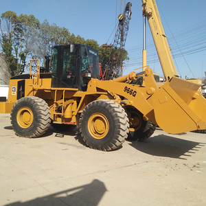 Cargadora de ruedas mediana Cat 966G usada, pocas horas de uso, original de Japón, modelo clásico de alta resistencia, eficiente para canteras, construcción, etc. - Product Image 1