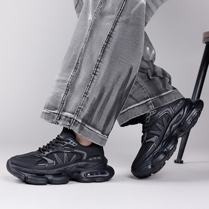 Chaussures de sport décontractées pour hommes, en mesh, avec coussin d'air, style chunky, pour l'automne - Product Image 3