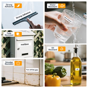 Cinta de etiquetas Dymo compatible con Orison 45014, cintas de etiquetas azules sobre blancas, Cinta de transferencia térmica de 12mm, etiquetas Dymo - Product Image 4