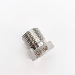 ฝาปิดถังแก๊สสแตนเลส LJFLO รุ่น G5/8-14RH W21.8-14RH เกลียวตัวผู้ สำหรับท่อแก๊สในห้องปฏิบัติการ - Product Image 3