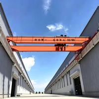 Pont roulant à double poutre 45T à faible hauteur de levage, entraînement 3-en-1 VFD, positionnement précis pour usine d'assemblage d'équipements lourds