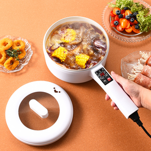 Nồi nấu sữa, súp điện đa năng Yuedisi 20cm, tích hợp chức năng hấp, dùng cho gia đình - Product Image 3