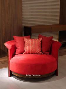 <span class=keywords><strong>Fauteuil</strong></span> moderne nordique de luxe en tissu <span class=keywords><strong>fourrure</strong></span> pour salon - Product Image 6