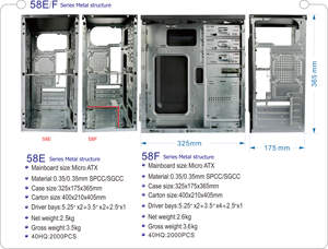 Boîtier d'ordinateur de jeu de bureau Cube de jeu de bureau ATX de taille moyenne personnalisé avec marque Gamer <span class=keywords><strong>Be</strong></span> <span class=keywords><strong>Quiet</strong></span> - Product Image 5