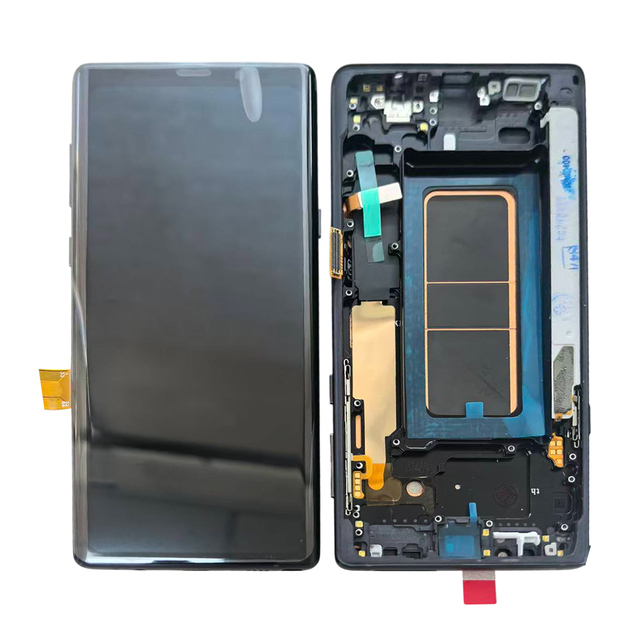 High Quality Mobile Phones Repair Parts Wholesale Mobile Phone Screen Oled for Samsung Galaxy Note 9 N960 LCD Display with Frame