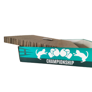 C4P desain baru 2 buah mainan cakar kucing bolak-balik penjaga penggaruk kucing papan garuk - Product Image 4