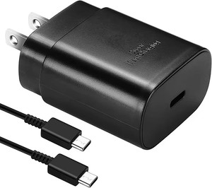 Câble de données USB-C PD 3.0 à charge ultra rapide 25W 45W pour <span class=keywords><strong>Samsung</strong></span> Galaxy S22 S23 S24 Ultra, prise US incluse - Product Image 1
