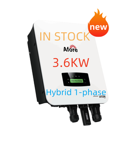 EN PROMOTION Onduleur solaire hybride basse tension Afore 3.6KW monophasé AF3.6K-SL-1 230V IP65 pour usage domestique, compatible réseau et hors réseau - Product Image 2