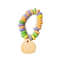 30g Zure Fruitige Glucose Tablet Ketting Geperste Snoepjes Meerkleurig in Zakverpakking