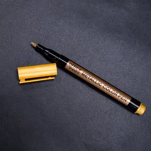 Metallic Color Marker Water-Based Paint Pen Wax Seal Pen DIY Photo Album Hand Account Pen 12 Colors/Set