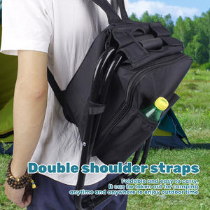 पोर्टेबल ऑक्सबर्ड कपड़े आउटडोर मछली पकड़ने समुद्र तट शिविर चेयर कूलर बैग के साथ पोर्टेबल - Product Image 4