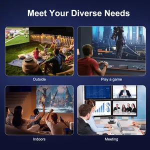 Hot bán dazzler 720P nhà văn phòng phòng ngủ tường chiếu gia đình rạp chiếu phim nhỏ 4k chiếu - Product Image 4