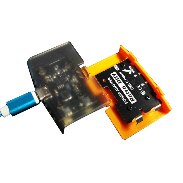 New Arriving 2 in 1 5V USB C Charger Port for GBA Power Adapter Battery Cover case Shell for Gameboy Advance Game Console P