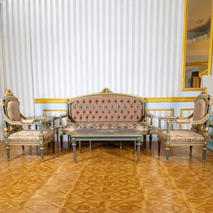 OE-FASHION di lusso classico <span class=keywords><strong>barocco</strong></span> soggiorno mobili divano stile rococò intagli fatti a mano divano set mobili - Product Image 2