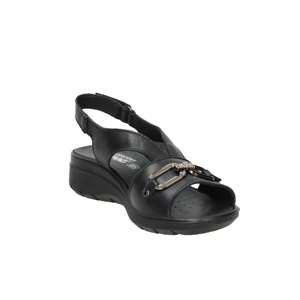 Sandales basses pour femmes, noires, taille 37, talon de 3,5 cm, sandales plates - Product Image 4