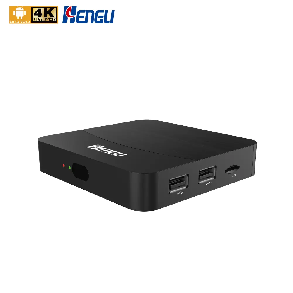 Hengli Android 11 תיבת טלוויזיה חכמה סטרימינג 2gb 32gb OTT ממיר 4K תיבת טלוויזיה אנדרואיד עם נתמך משגר מותאם אישית