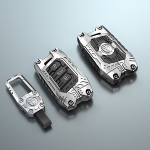 Compatible avec Skoda voiture Elroq Enyaq Coupé <span class=keywords><strong>Fabia</strong></span> Scala New Superb Combi flip key fob case cover - Product Image 4