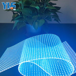 P10 Ultra Mince Autocollant Verre Publicité Adhésif <span class=keywords><strong>Matrice</strong></span> Panneau <span class=keywords><strong>Film</strong></span> Cristal Intérieur Flexible Transparent Led Affichage - Product Image 1