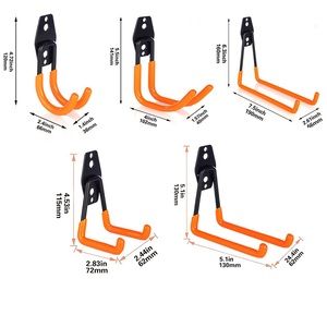 ตะขอแขวนอเนกประสงค์สำหรับโรงรถ คุณภาพสูง ราคาดีที่สุด ผลิตจากเหล็กหล่อ แข็งแรง ทนทานต่อการเกิดสนิม ติดตั้งบนผนัง - Product Image 5
