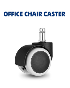 Roulettes pivotantes en fer de 2 pouces, résistantes à l'usure, en PP, modernes, légères, pour chaises de bureau, hôtel, chambre, école, salon - Product Image 1