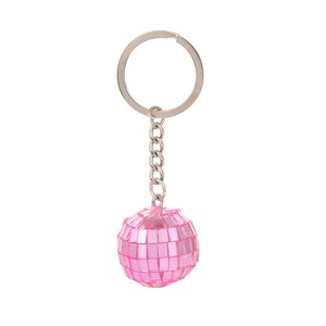 Venta caliente plata Disco pastel decoración brillante espejo reflectante bolas de Navidad pastel decoración bola para <span class=keywords><strong>llavero</strong></span> de fiesta de cumpleaños - Product Image 4