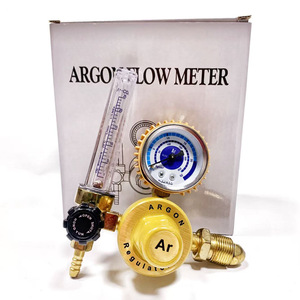 Medidor de flujo de argón para soldadura por arco de argón, reductor de presión de dióxido de carbono, válvula reductora de presión de gas inerte y gas mixto, válvula de flujo - Product Image 3