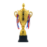 Trophée de Coupe du Monde Sportive en Métal Argenté Personnalisé avec Électrodéposition Dorée pour Champion de Compétition de Basketball