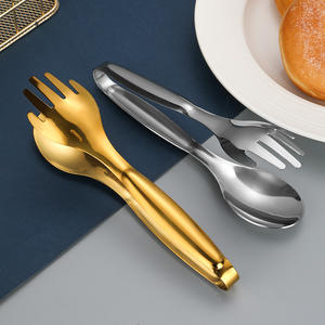 <span class=keywords><strong>8</strong></span> "Zoll Mini Edelstahl Vorspeise Zange 18 <span class=keywords><strong>8</strong></span> Gold Servier utensilien für zu Hause Küche für Zucker Obst Brot Buffet klein - Product Image 2