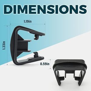 Dishwasher Baffle <b>Clip</b> W11545307 For Whirlpool Maytag KitchenAid Plastic Replacement Part Home Use - Product Image 2