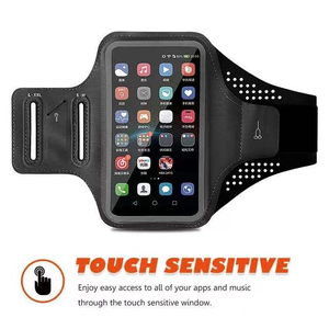 Custom Ultra-Thin Elastic Sports Jogging Arm Bag Waterproof Fashionable Fingerprint <b>Unlock</b> <b>Phone</b> Armband Outdoor Running - Product Image 5