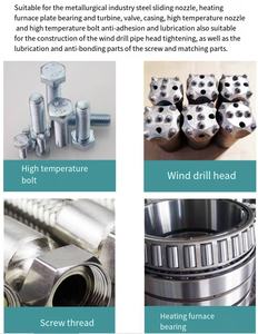 Tornillos de rueda de aceite Taurean, pasta de temperatura ultraalta 1200 ℃, grasa antiadherente a base de cobre, hebilla de alambre lubricante Industrial - Product Image 4