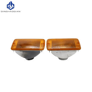 2 Piezas para Jeep Wrangler TJ 1997-2006, Carcasa de Luz Direccional Delantera/Luz de <span class=keywords><strong>Estacionamiento</strong></span> 55157033AA 55157032AA 55055020AD 55055020AE - Product Image 4