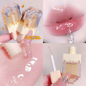 MAFFICK-brillo de labios popsicle, crema de hielo hidratante <span class=keywords><strong>con</strong></span> sabor a fruta, brillo de labios, cristal en capas, brillo de labios transparente - Product Image 4