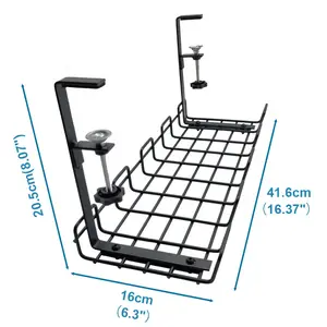 Factory Wholesale under-desk cable management tray hider cord cable management tray under desk cable management tray