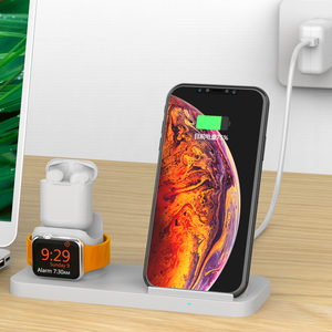 Qi rápido teléfono cargador inalámbrico <span class=keywords><strong>para</strong></span> <span class=keywords><strong>iPhone</strong></span> Xs/Xs Max/XR/ <span class=keywords><strong>x</strong></span>/8/8 Plus/Samsung/S9 S8 + <span class=keywords><strong>Apple</strong></span> <span class=keywords><strong>Watch</strong></span> serie 1/2/3/ 4 - Product Image 4
