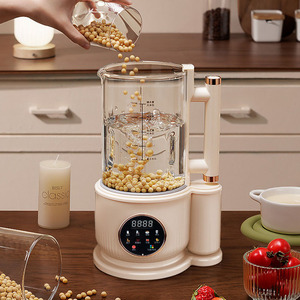 Soy Milk Machine 1500mL Capacity Glass <b>Container</b> Heat Preservation Multifunctional Automatic Kitchen <b>Breakfast</b> Maker Household - Product Image 5