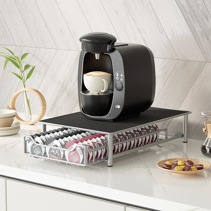 Iron Desktop Storage Rack Non-Slip Rows 60PCs Milk Ball Box