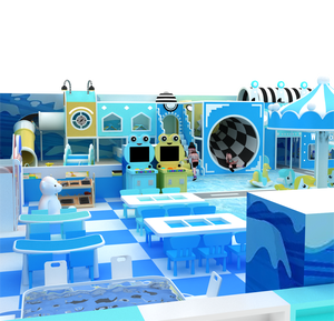 Parc d'attractions commercial de haute qualité sur le thème de l'océan, équipement pour enfants, aire de jeux intérieure avec toboggan - Product Image 3