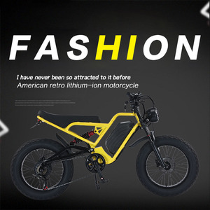 จักรยานเสือภูเขาไฟฟ้ากำลังสูง 45 กม./ชม. สำหรับผู้ใหญ่ 1500W 750W 48V 7 สปีด ยางอ้วน ขายส่ง 45 กม./ชม. - Product Image 2