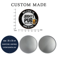 Letrero Metálico Vintage de 30cm con Diseño de Carreras, Impresión UV, Publicidad Retro de Cerveza, Decoración de Pared para Garaje, Taller de Autos, Bar o Cuarto de Hombre