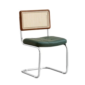 Meubles de maison en rotin naturel <span class=keywords><strong>noir</strong></span>, chaise de salle à manger avec bras - Product Image 3